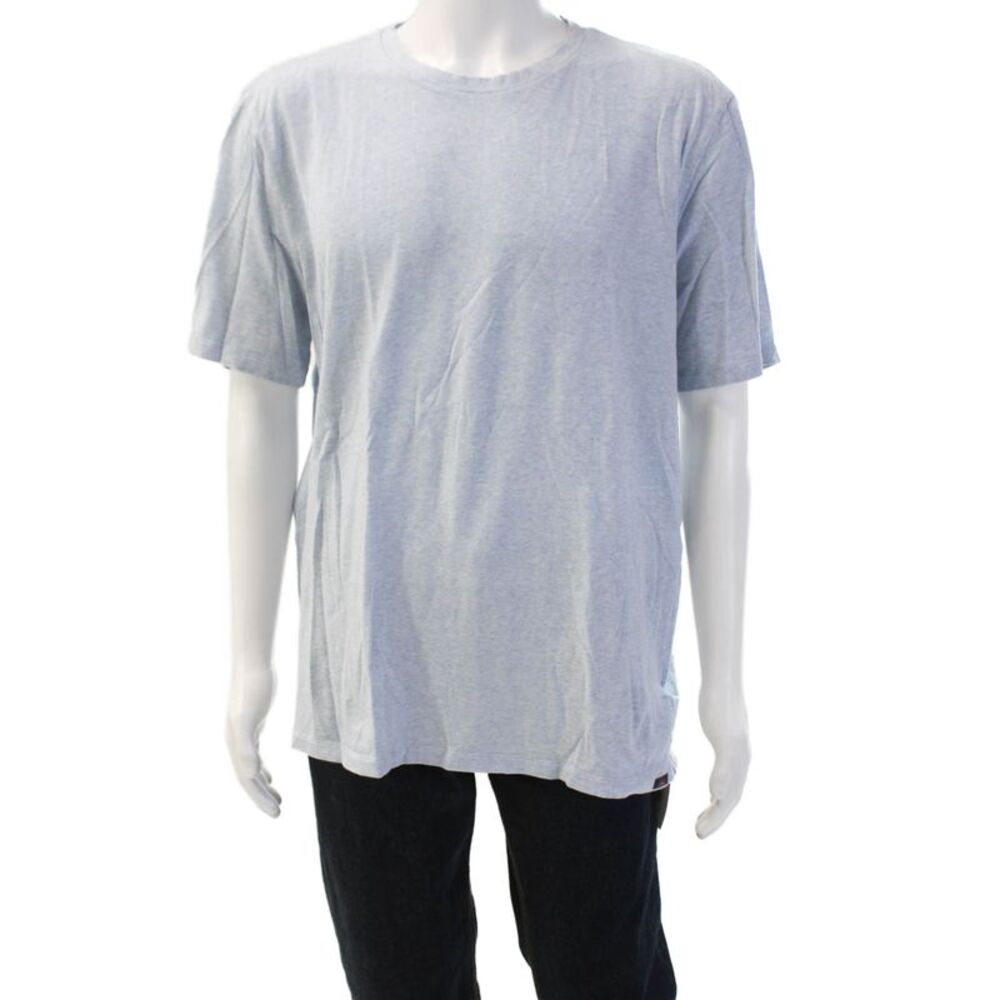 Faherty Brand Mens Gray Beach Crew Short Sleeve T-Shirt Cotton Modal Size XL